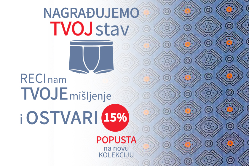 Manor underwear naradjuje tvoj stav - popust 15%