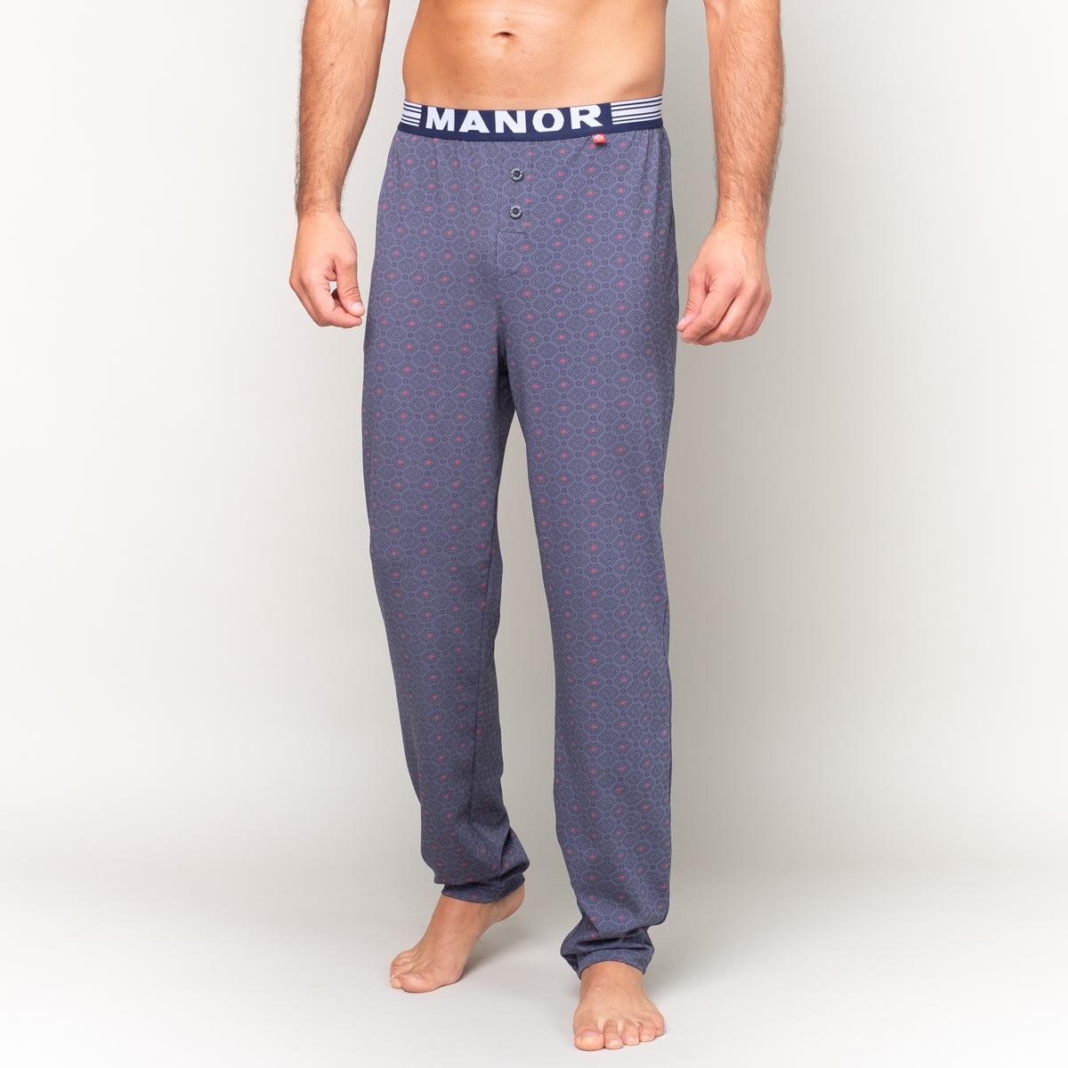 Manor underwear Cubes VS Dots muška pidžama sa dezenom