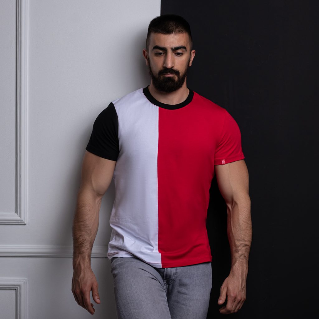 Manor underwear Focus On crveno bela majica 01