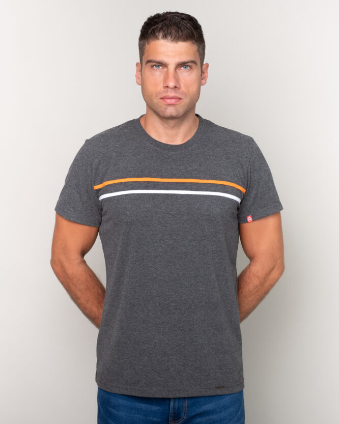 Manor underwear Orange movement siva muška majica 01