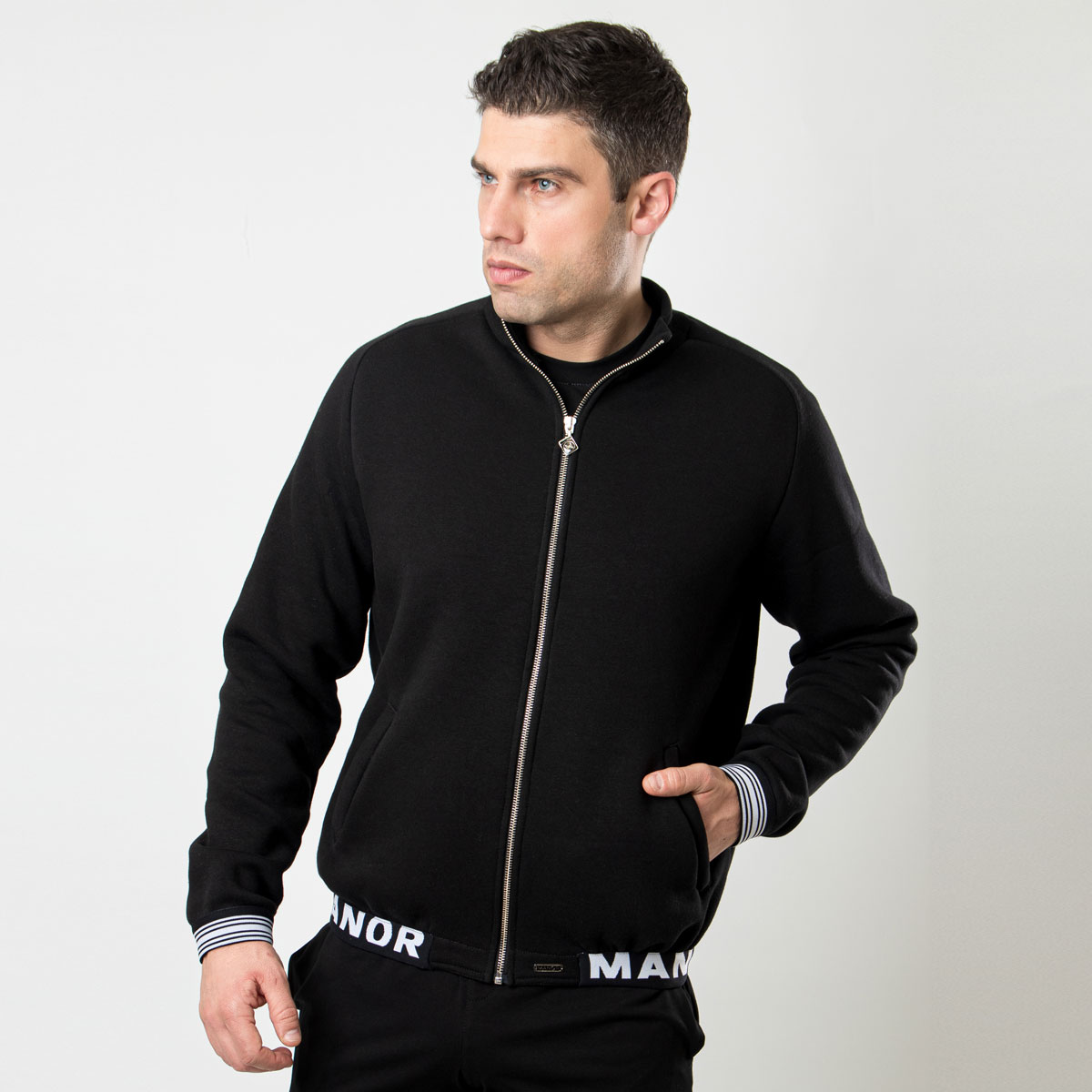 Manor underwear Premium crna muška duskerica 1