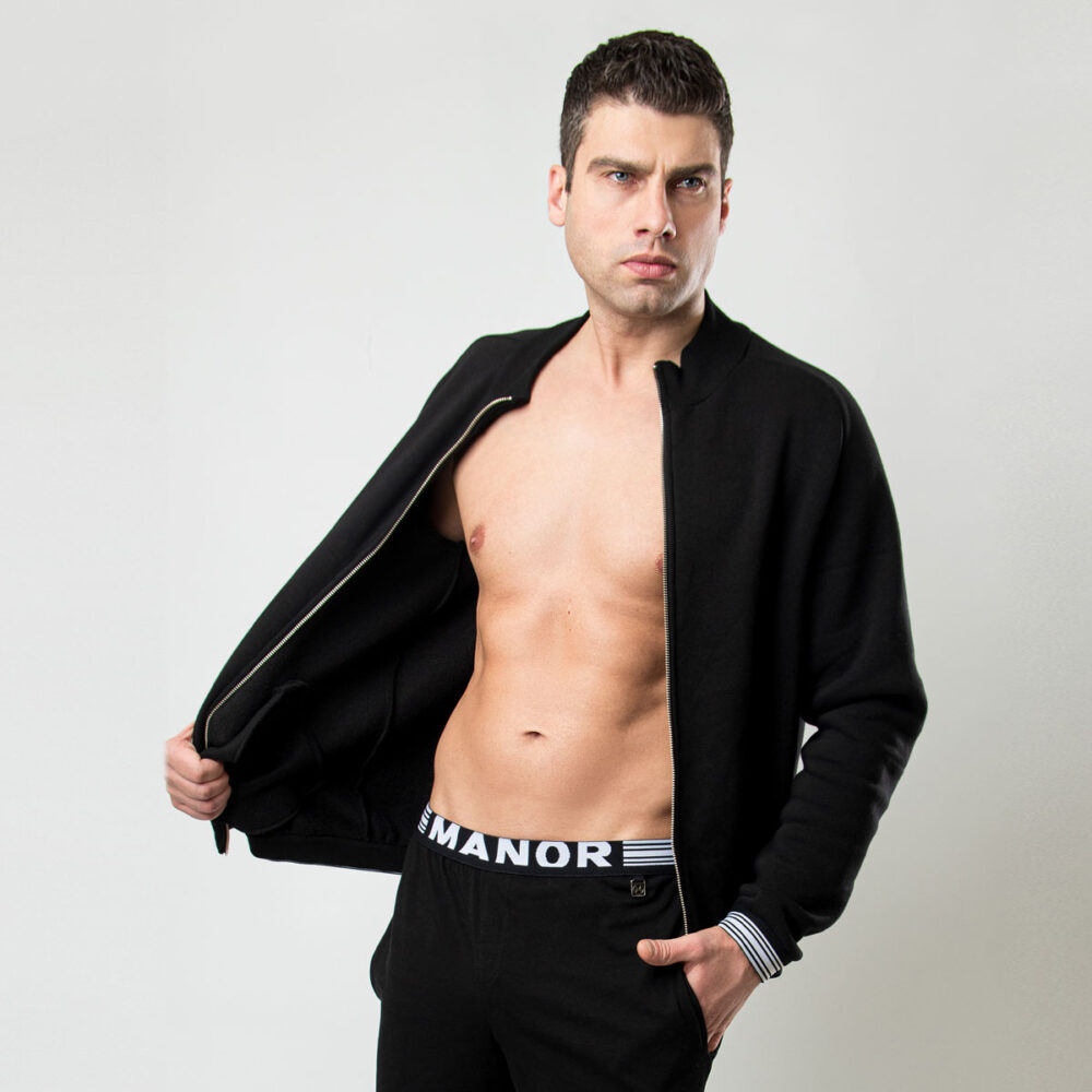 Manor underwear Premium crna muška duskerica 4