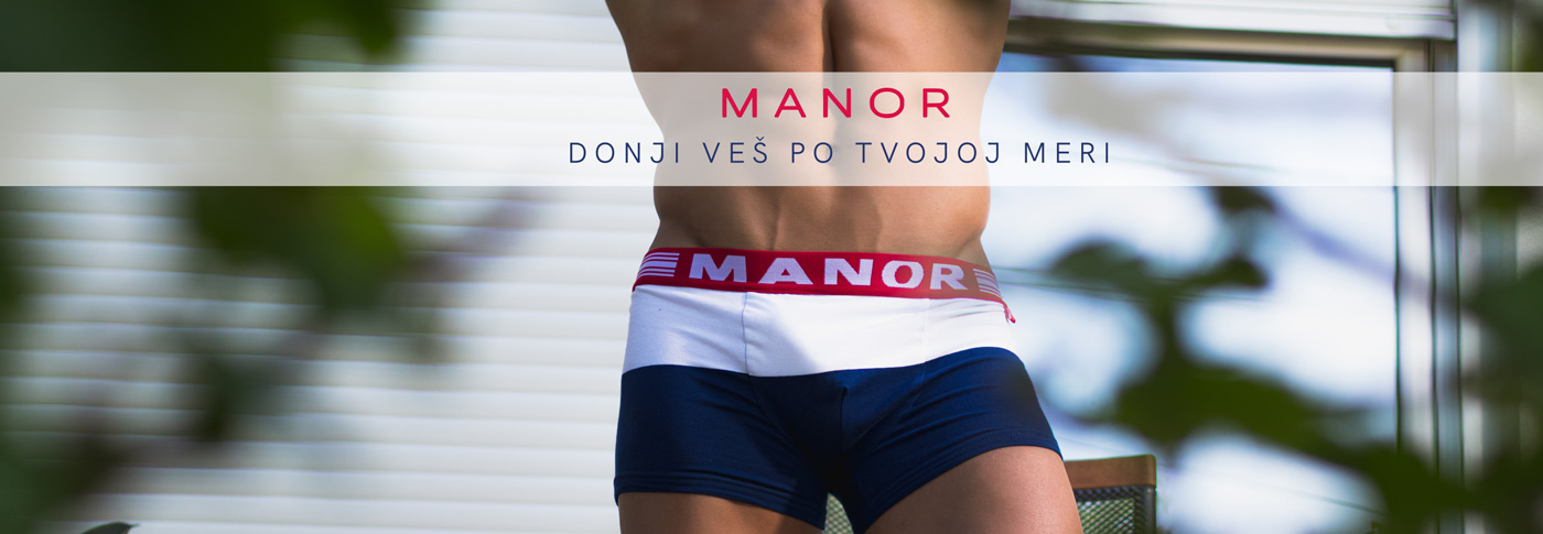 Manor underwear muške pamučne bokserice