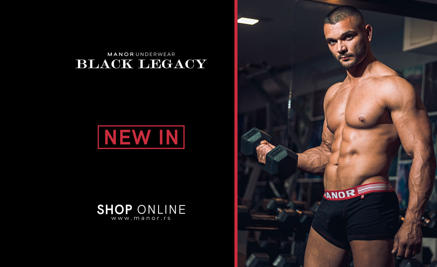 Manor underwear crne bokserice Black lagacy Naslovna