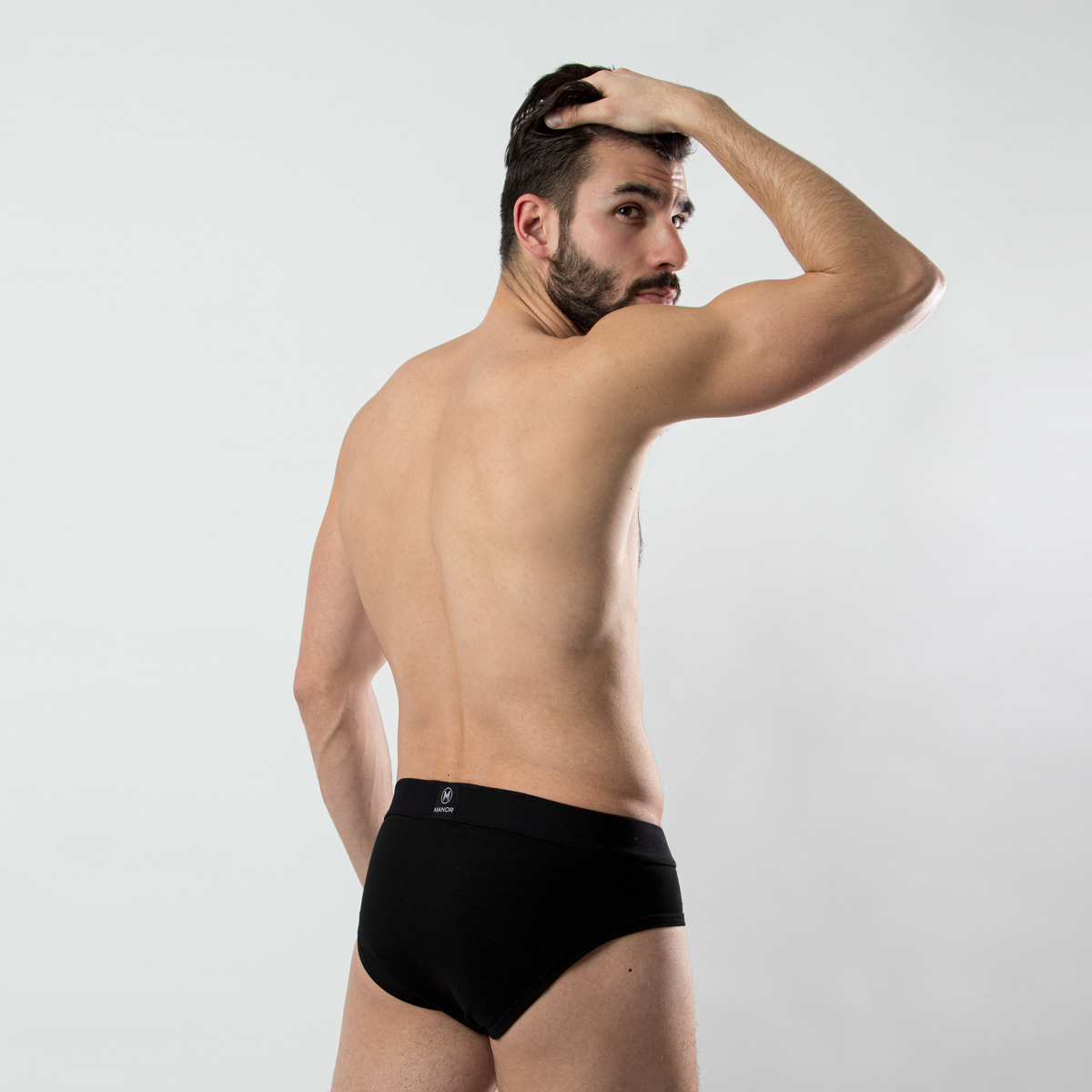Crni muški slip Manor underwear 2