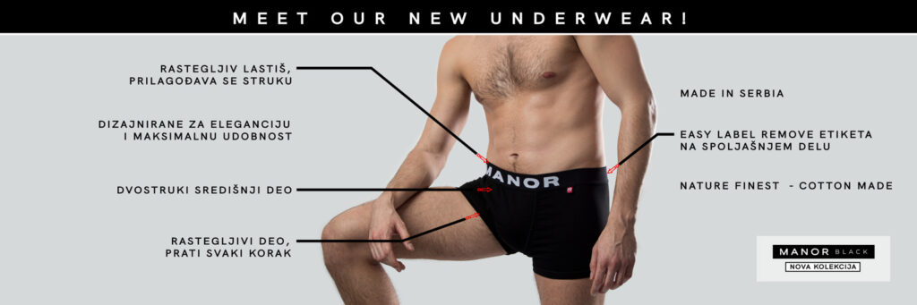 Manor underwear nove bokserice