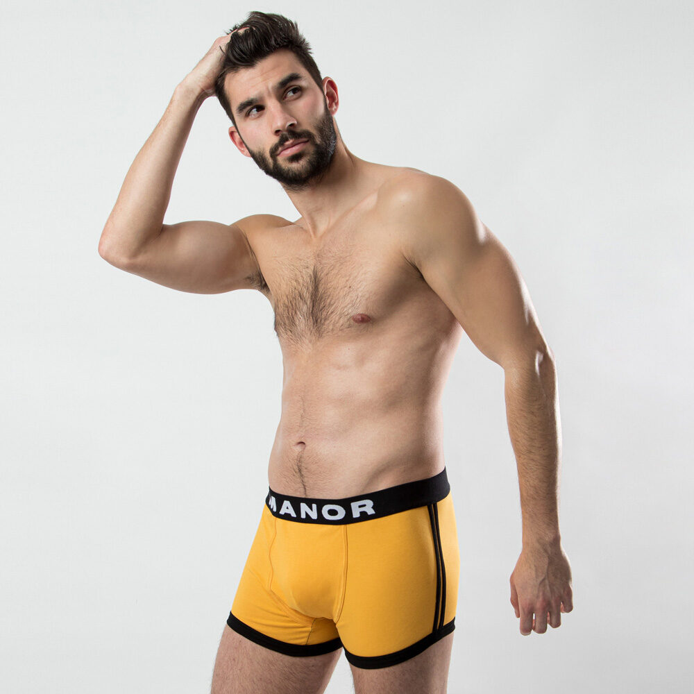 Žute bokserice manor underwear donji veš 1