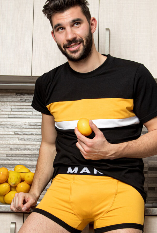 Žute bokserice manor underwear donji veš 6