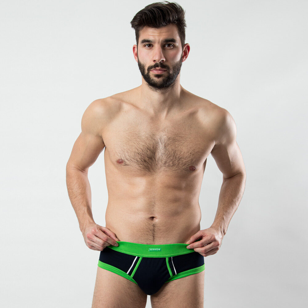 Manor underwear teget zeleni muški slip 1