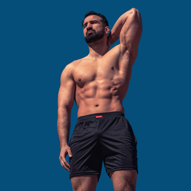 Dry Fit crni šorts za trening 5