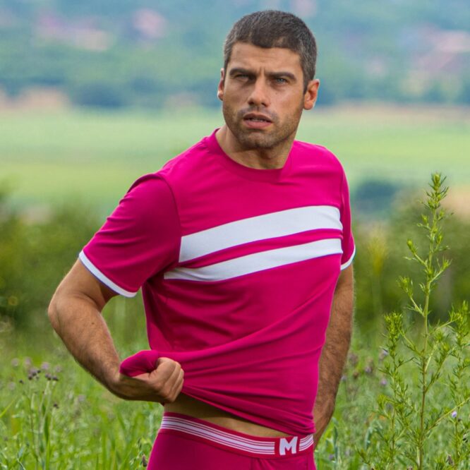 Viva magenta muška majica 06