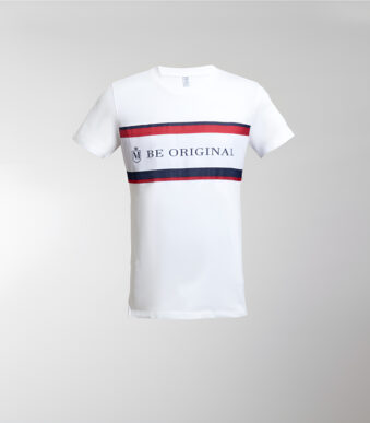 Bela muška majica sa logom Be Original 10