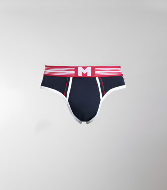 Teget beli muški slip 10