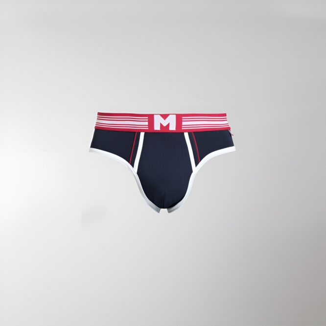 Teget beli muški slip 10
