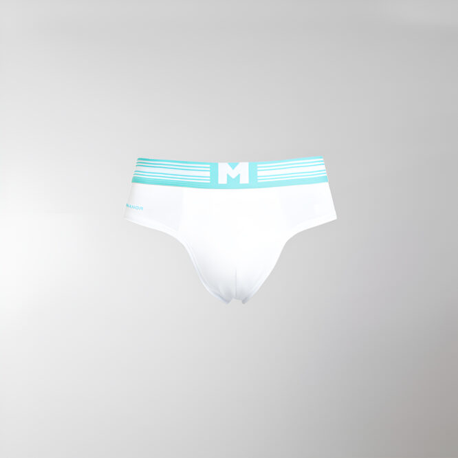 Beli muški slip od organskog pamuka