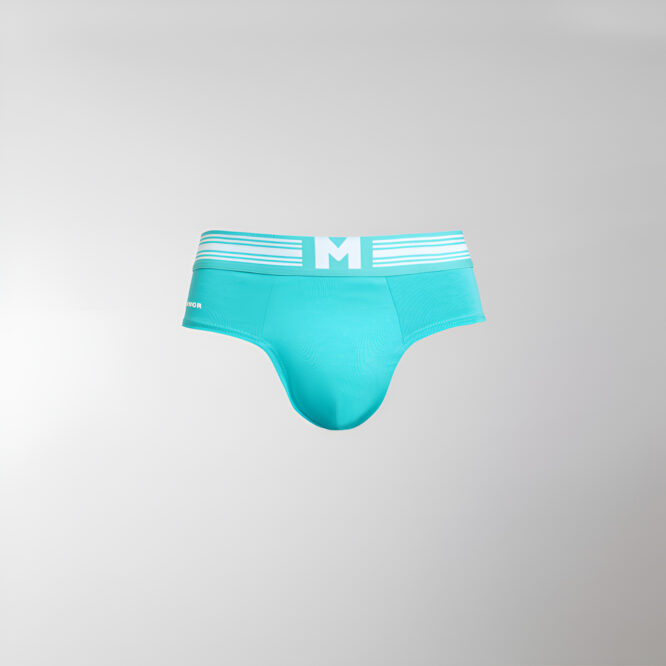 Pastelno zeleni muški slip