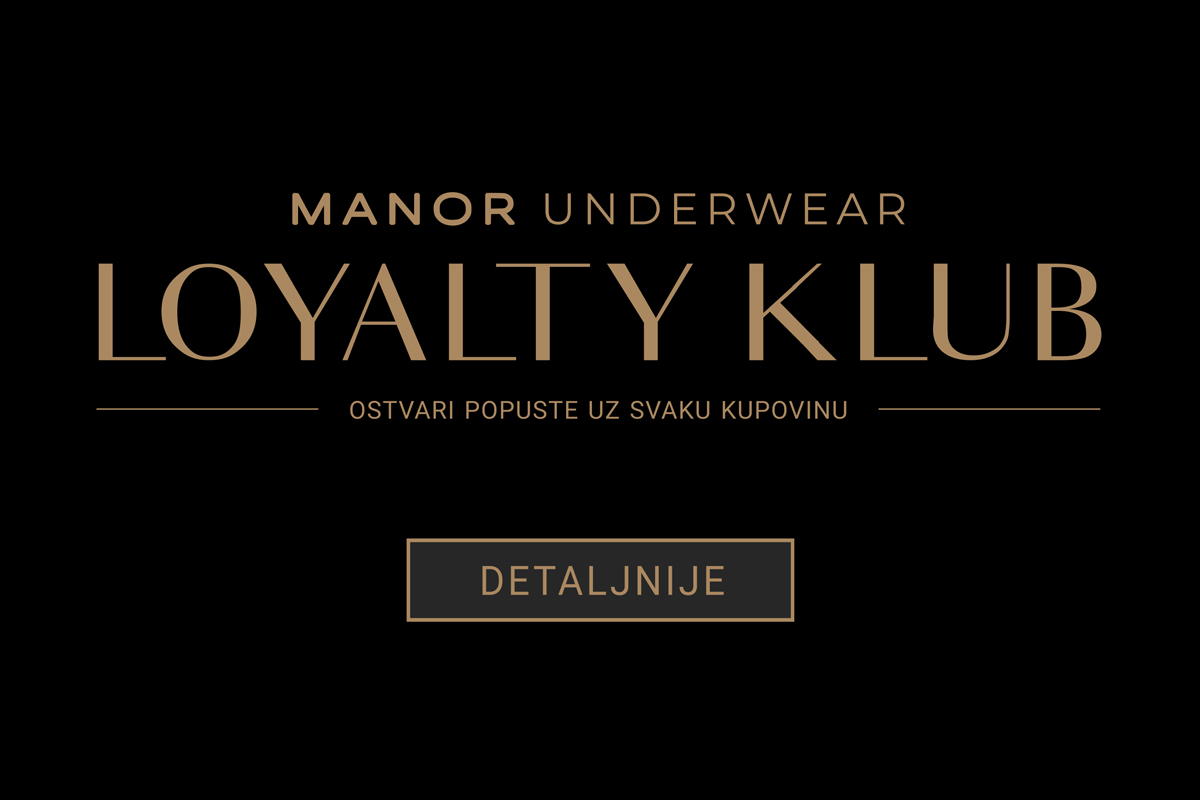 Manor underwear Klub Naslovna strana Loyalty program 2025