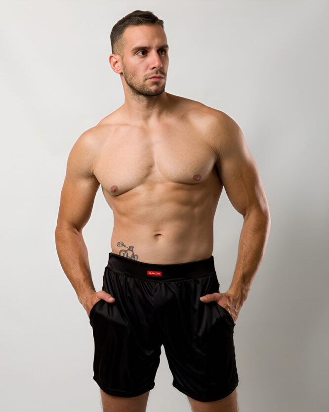 Dry Fit crni šorts za trening 30